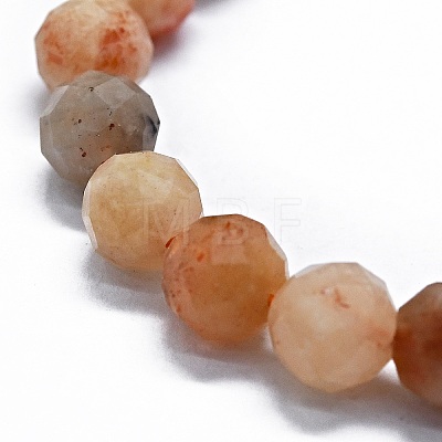 Natural Sunstone Beads Strands G-G927-23-1