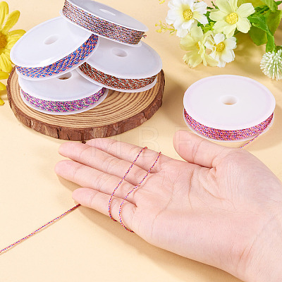 50M 5 Colors Braided Polyester Cords OCOR-TA0003-58A-1