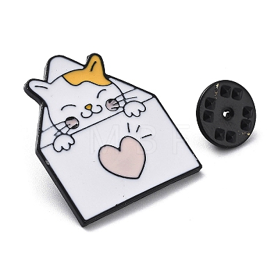 Cute Cat Enamel Pins JEWB-P022-A01-1
