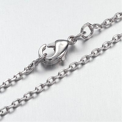 Brass Chain Necklaces MAK-F013-04P-1