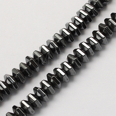 Non-magnetic Synthetic Hematite Beads Strands G-Q906-5mm-1