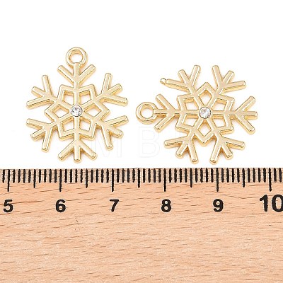 Christmas Alloy Rhinestone Pendants FIND-B059-06G-01-1