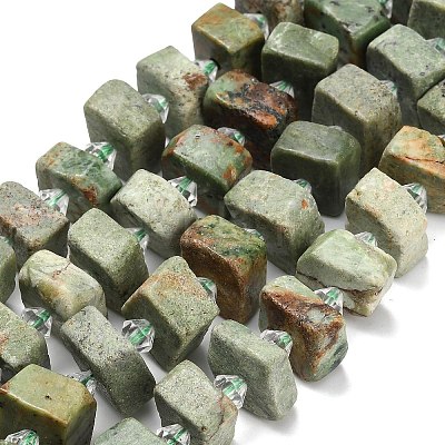 Natural Green Opal Beads Strands G-L642-H03-01-1