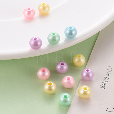 Opaque Acrylic Beads MACR-S370-H8mm-1