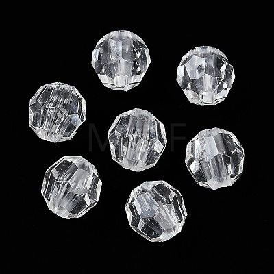 Transparent Acrylic Beads OACR-Q015-02B-1