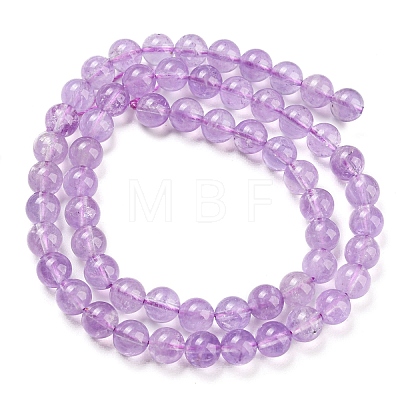Natural Amethyst Beads Strands G-P503-6MM-08-1
