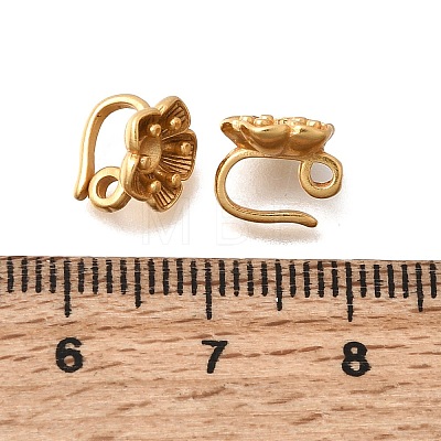 Brass Pendant Bail KK-G600-15G-1