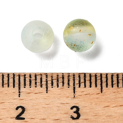 Frosted Transparent Acrylic Beads X1-OACR-F013-12H-1