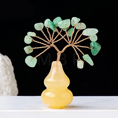 Natural Green Aventurine Chips Tree of Life Decorations PW-WGCDFFC-02-1