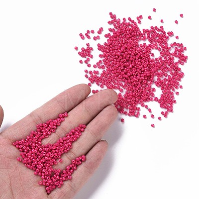 Baking Paint Glass Seed Beads SEED-US0003-2mm-K5-1