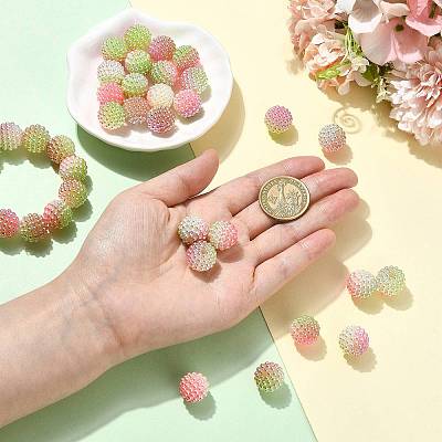 40Pcs Imitation Pearl Acrylic Beads OACR-FS0002-89A-06-1