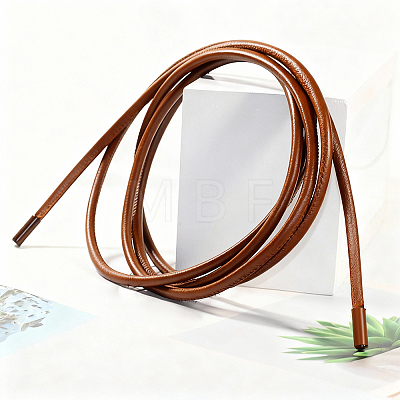 Round PU Leather Cord Tie Knot Belts for Dress DIY-WH20007-802A-04-1