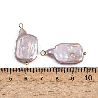 Natural Freshwater Pearl Keshi Pearl Pendants STAS-D378-07A-G-1