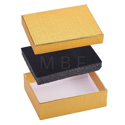 Rectangle Cardboard Jewelry Box CON-WH0068-89A-1