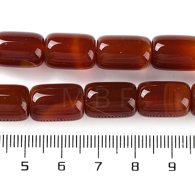 Natural Red Agate Beads Strands G-NH0019-A03-03-1