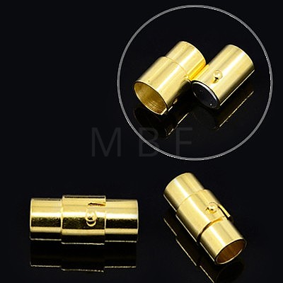Brass Locking Tube Magnetic Clasps MC076-M-1