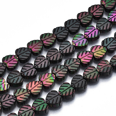 Electroplate Non-magnetic Synthetic Hematite Beads Strands G-T114-82-1