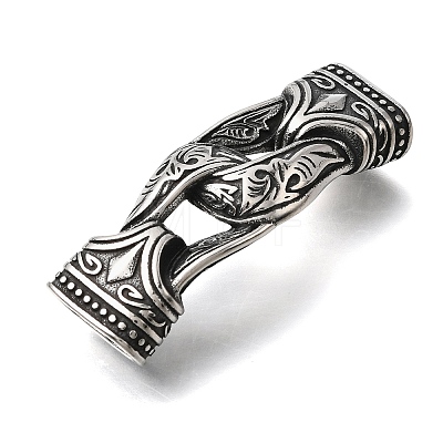 Viking Knot 304 Stainless Steel Connector Charms STAS-F356-12AS-02-1