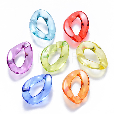 Transparent Acrylic Linking Rings OACR-S036-001A-J-1