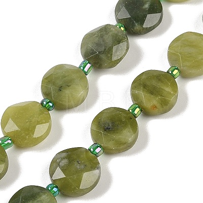 Natural Chinese Jade Beads Strands G-C116-A70-01-1