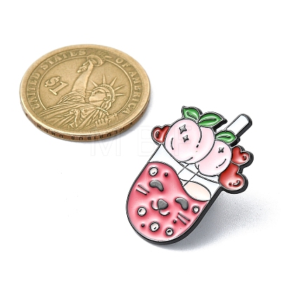 Tea Drinks Enamel Pins JEWB-Q005-01D-1