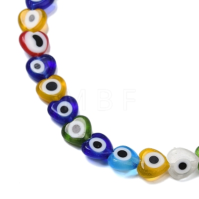 Handmade Evil Eye Lampwork Beads Strands LAMP-G166-05A-02-1