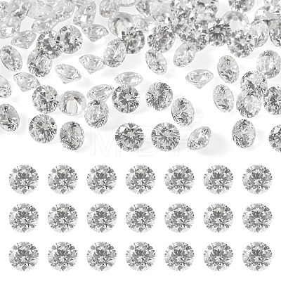 150Pcs Diamond Shape Grade AAA Cubic Zirconia Cabochons ZIRC-TADJ0001-01C-1