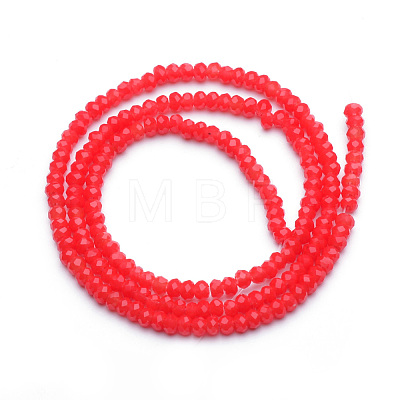 Opaque Glass Beads Strands GLAA-R200-B08-1