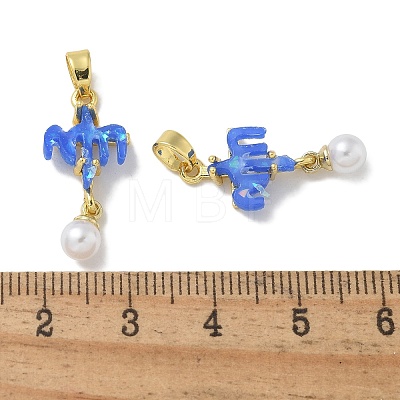 Rack Plating Brass Pendants KK-Q009-03G-01-1