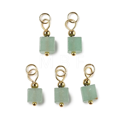Natural Green Aventurine Pendants STAS-Z129-01G-05-1