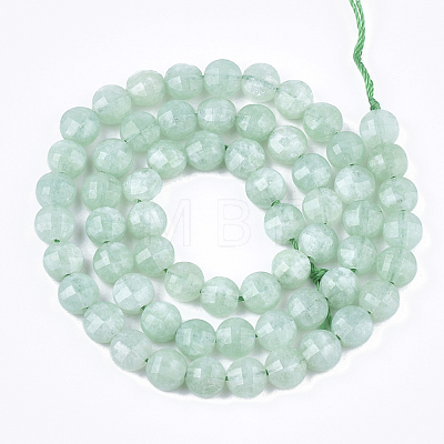 Natural Myanmar Jade/Burmese Jade Beads Strands G-T108-48-1