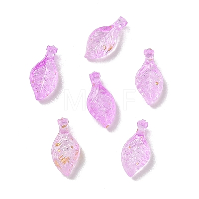 Transparent Acrylic and Gold Foil Pendants AC-CBAF9C1-04A-08-1