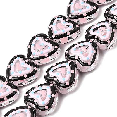 Glass Enamel Beads GLAA-Z021-01D-1