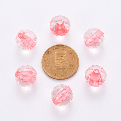 Transparent Acrylic Beads TACR-S154-10A-52-1