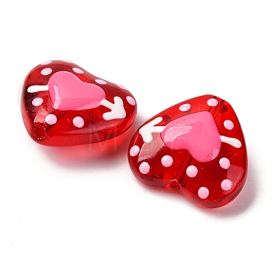 Glass Enamel Beads GLAA-Q125-01A-01-1