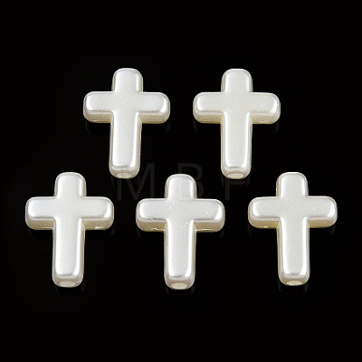 ABS Plastic Imitation Pearl Beads LS-OACR-T018-06-1