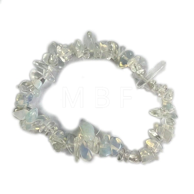 Synthetic Opalite Stretch Bracelets PW-WG56138-34-1