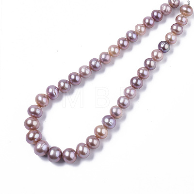 Natural Baroque Pearl Keshi Pearl Beads Strands PEAR-S016-011-1