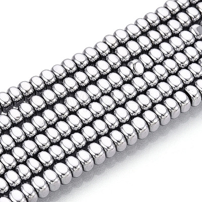 Electroplated Synthetic Non-magnetic Hematite Beads Strands G-T139-61A-1