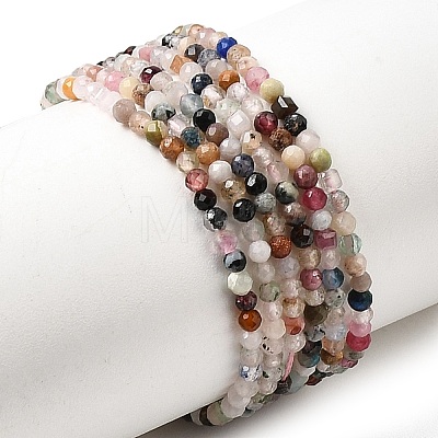 Natural Mixed Gemstone Beads Strands G-H336-A09-01-1