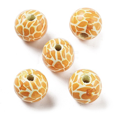 Wood European Beads WOOD-M011-03E-1