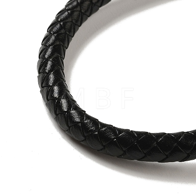 Adjustable Leather Cord Braided Bracelets BJEW-JB04439-02-1