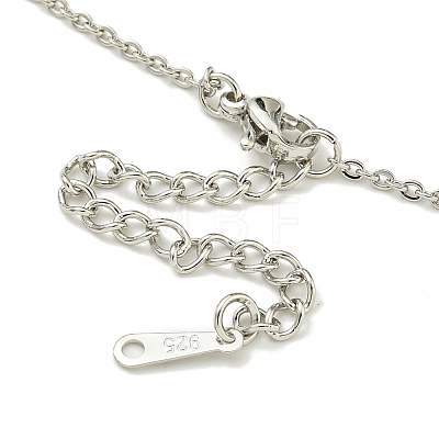 304 Stainless Steel Cable Chain Necklaces NJEW-H040-16P-1