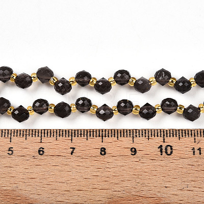 Natural Ice Obsidian Beads Strands G-T141-50-1