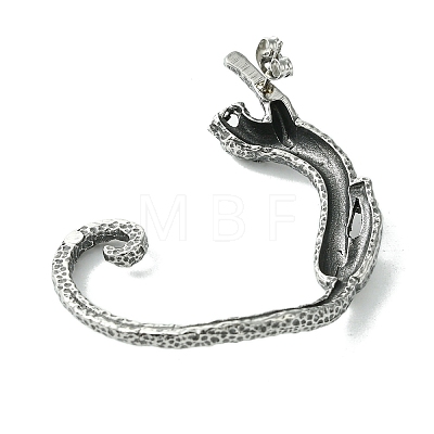 316 Surgical Stainless Steel Cuff Earrings EJEW-E300-17AS-06-1
