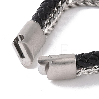 Microfiber Multi-strand Bracelets BJEW-P278-03-1