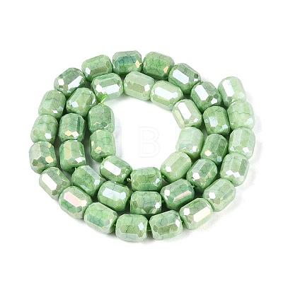 Anti-Tarnish Electroplate Glass Beads Strands EGLA-N027-03A-14-1