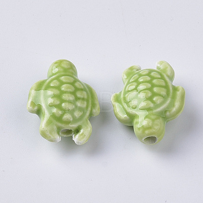 Handmade Porcelain Beads X-PORC-T005-001B-1