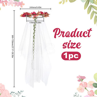 Polyester Headbands AJEW-WH0485-41A-1