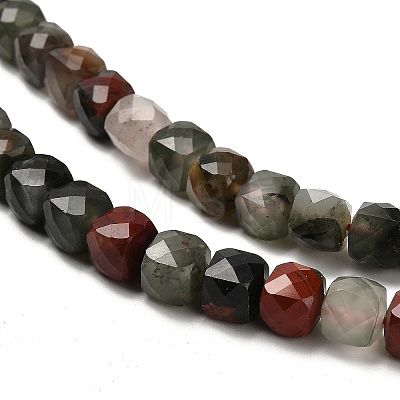 Natural African Bloodstone Beads Strands G-H078-C26-01-1